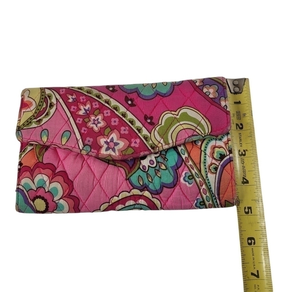 Vera Bradley Paisley Floral Strap Wallet - Picture 9 of 9